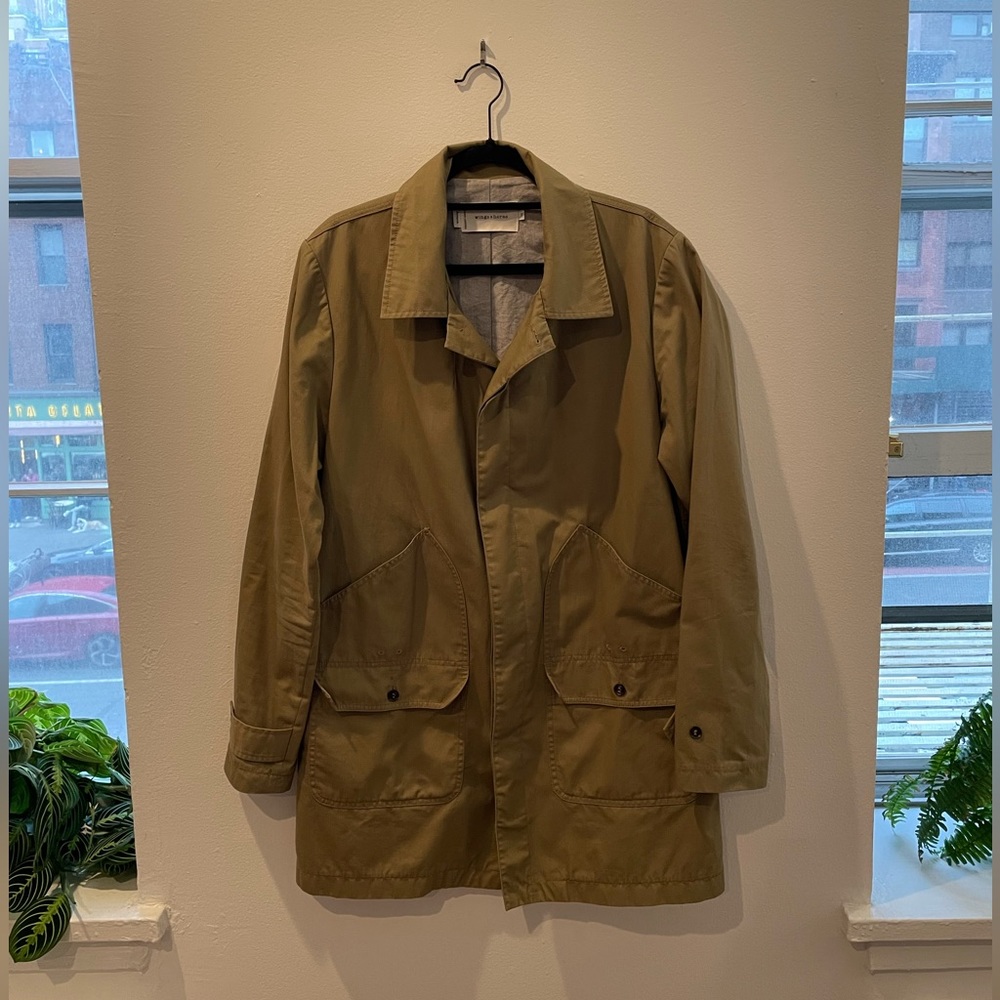 Wings + Horns Research Fishtail Mac Coat (large)